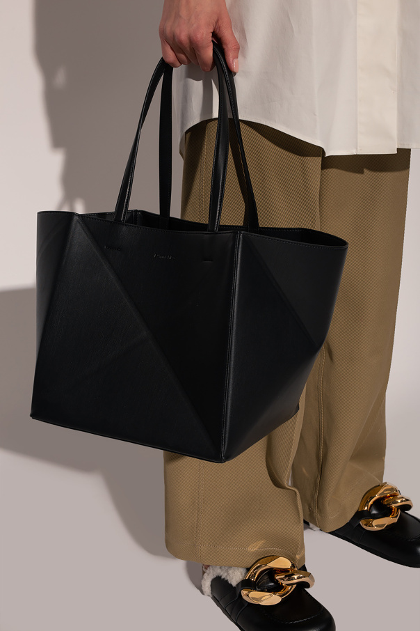 Biname fmedShops SX For adidas Originals Black Backpack Black The Origami shopper bag Nanushka